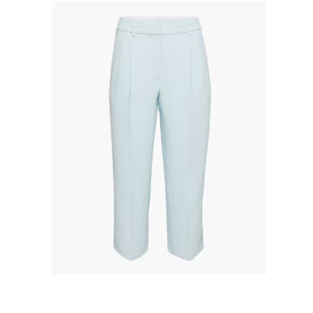 Aritzia Wilfred Heatwave Blue Effortless Crop Women's Pants